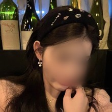 秋冬水钻宽边发箍女高级感水晶宝石毛绒发卡头箍2025新款发饰头饰