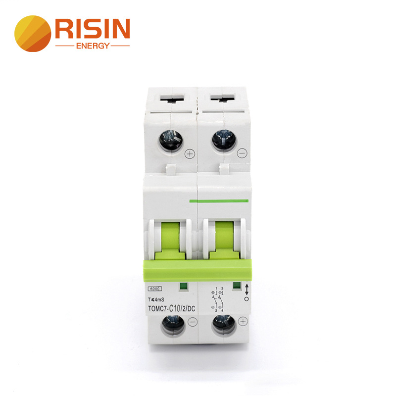 热销太阳能专用断路器导轨直流断路器C曲线 10A至63A 80A 100A