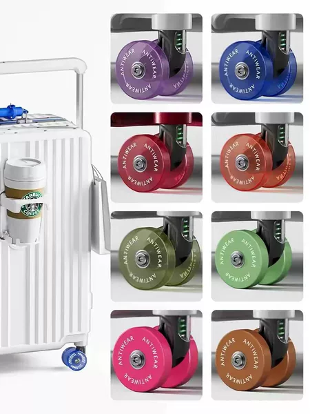 Skateboard Suitcase Universal Wheel Accessories, Trolley Case Wheels, Silent Wheels, Replacement Password Lock Suitcase Casters, Repair