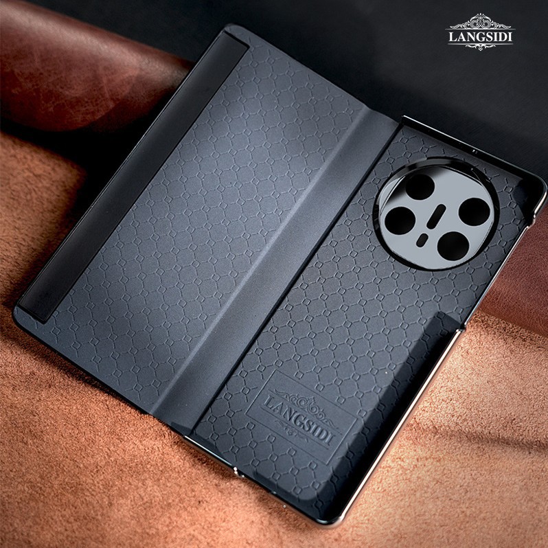 Huawei mate x6 휴대 전화 케이스에 적합한 공장 스팟 정품 가죽 x6 새로운 손목 스트랩 낙하 방지 브래킷 자기 플립 커버