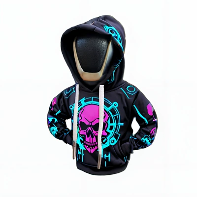 Sürətlər qutusu və əl tormozu başlıqları — Factory Car Gear Shift Lever - neon-skull