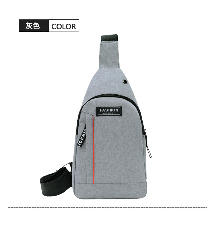 Chest Bag 2020 New K-Style Ins Trendy Sports Bag Casual Shoulder Crossbody Bag Canvas Backpack