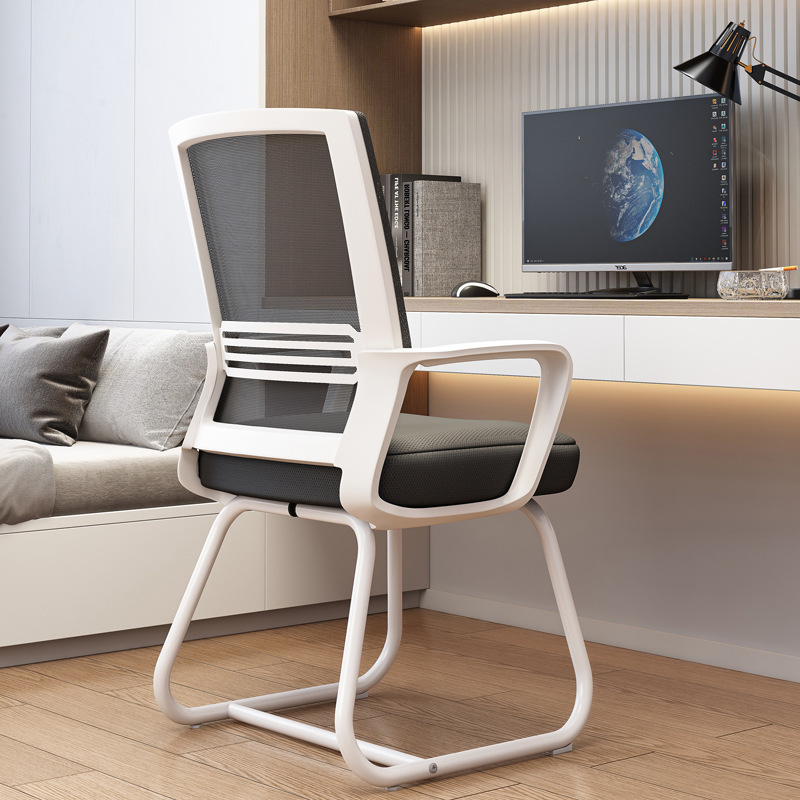Asiento de oficina Silla de computadora Silla de respaldo cómoda Sentado sedentario Silla de conferencia para personal de oficina Silla de oficina