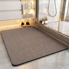 浴室トイレドア吸収性フロアマット珪藻泥家庭用トイレカーペット滑り止めフットマット玄関ドア速乾性