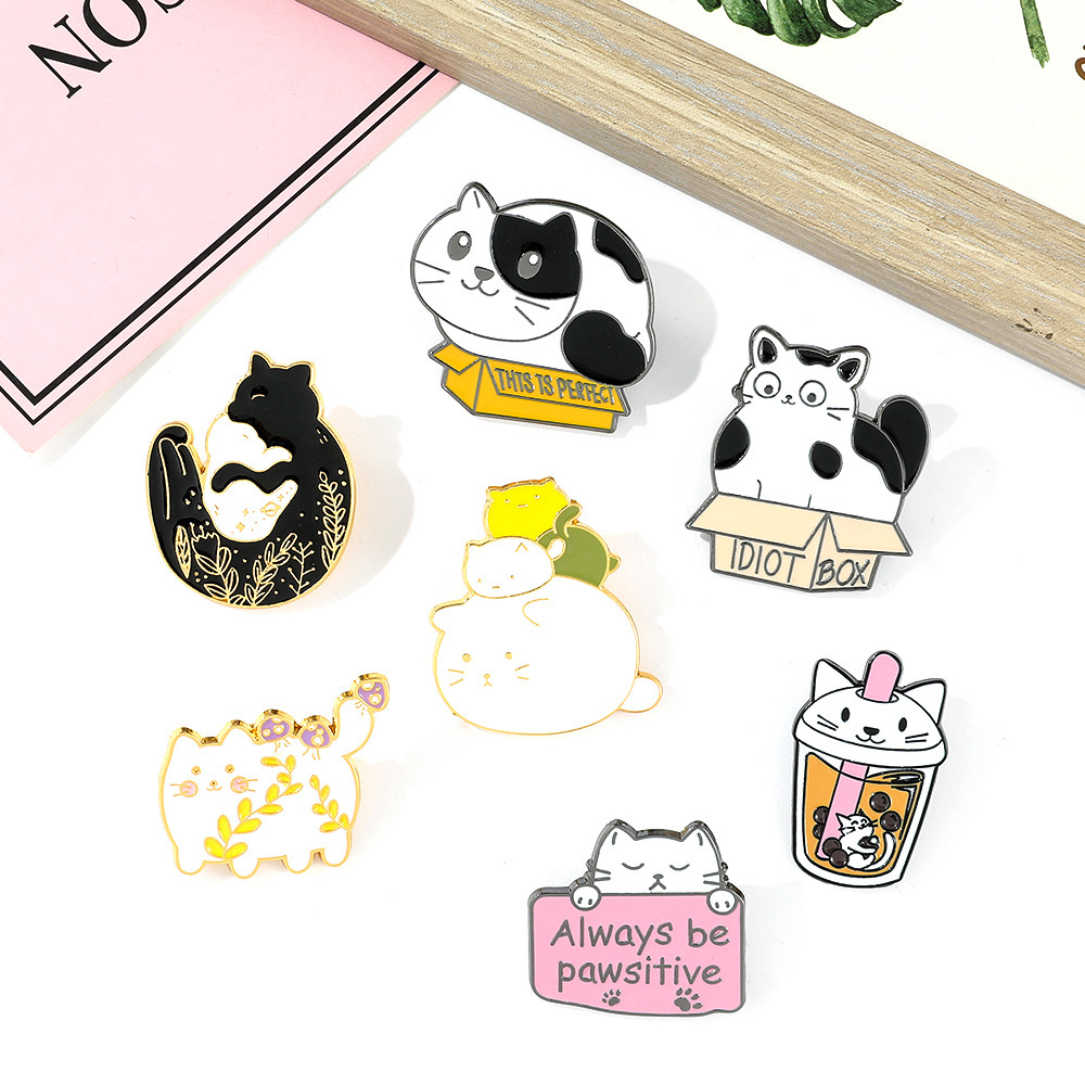 Brooches Classification Cartoon Style Cute Pin Animal Alloy Enamel Unisex Brooches