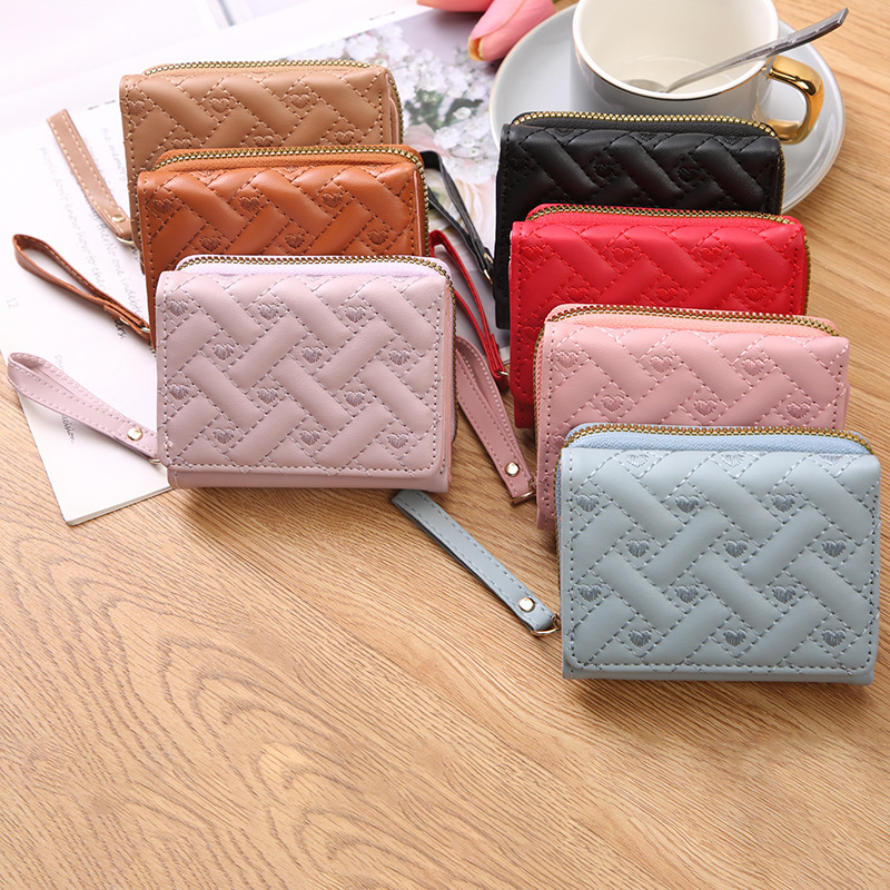 Billetera Mini Multifuncional para Mujer en PU Resistente al Desgaste para Uso Diario