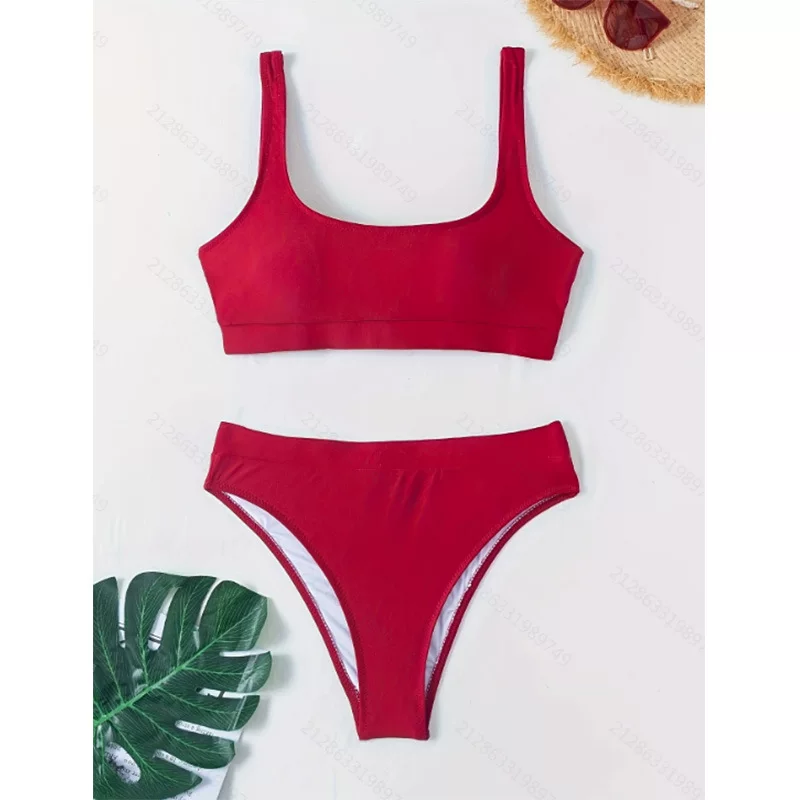 Swimwear, sexy push up bra, European style, backless, high waist, high-quality style