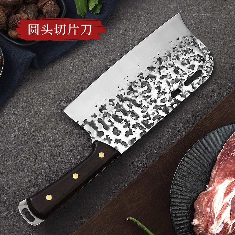 닭 날개 목재 단조 부엌 칼