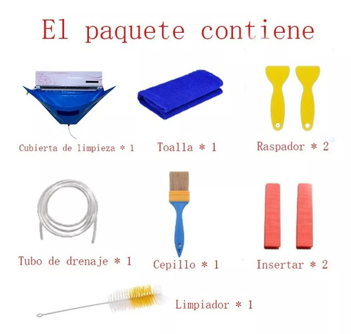 Air conditioner cleaning tools, cleaning air conditioner cover, cleaning air conditioner complete set, cleaning cover, cleaning water catchment cover, cleaning water catchment bag