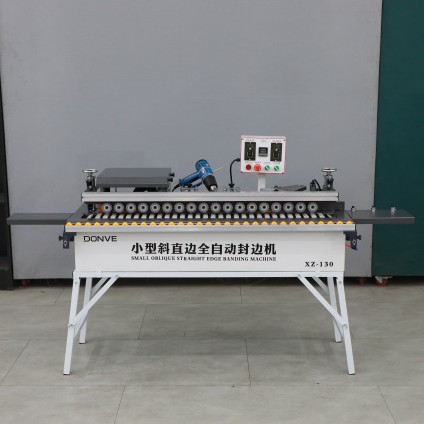 XZ - 130 máquina de sellado de borde pequeña máquina de sellado de borde oblicuo recto automático de carpintería para decoración doméstica pequeña máquina multifuncional
