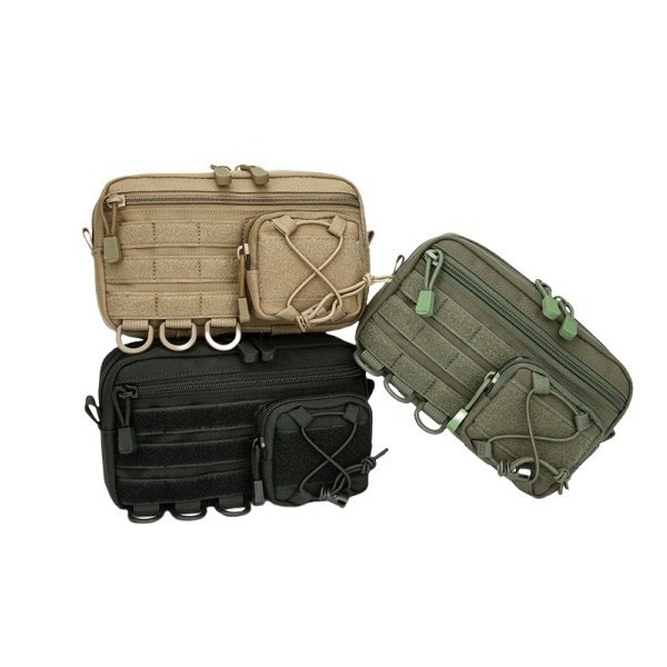 Direct from the manufacturer: EDC multifunctional outdoor medical bag, tactical waist bag, molle accessory bag, first aid kit attachment, in stock