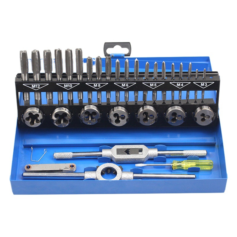 Aleación de acero tap die hardware Herramientas mano tapping llave die Twist titular métrica tapping combinación traje