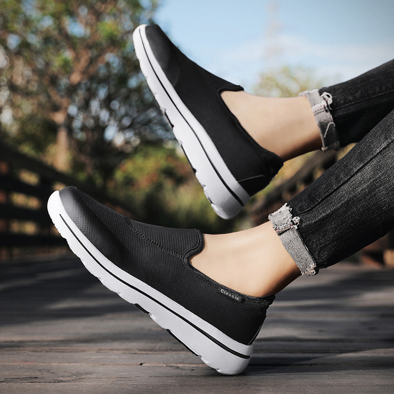 Summer Bestseller Large Size 46 Slip-On Breathable Men's Mesh Sports Casual Lightweight Loafers_vogvips.com