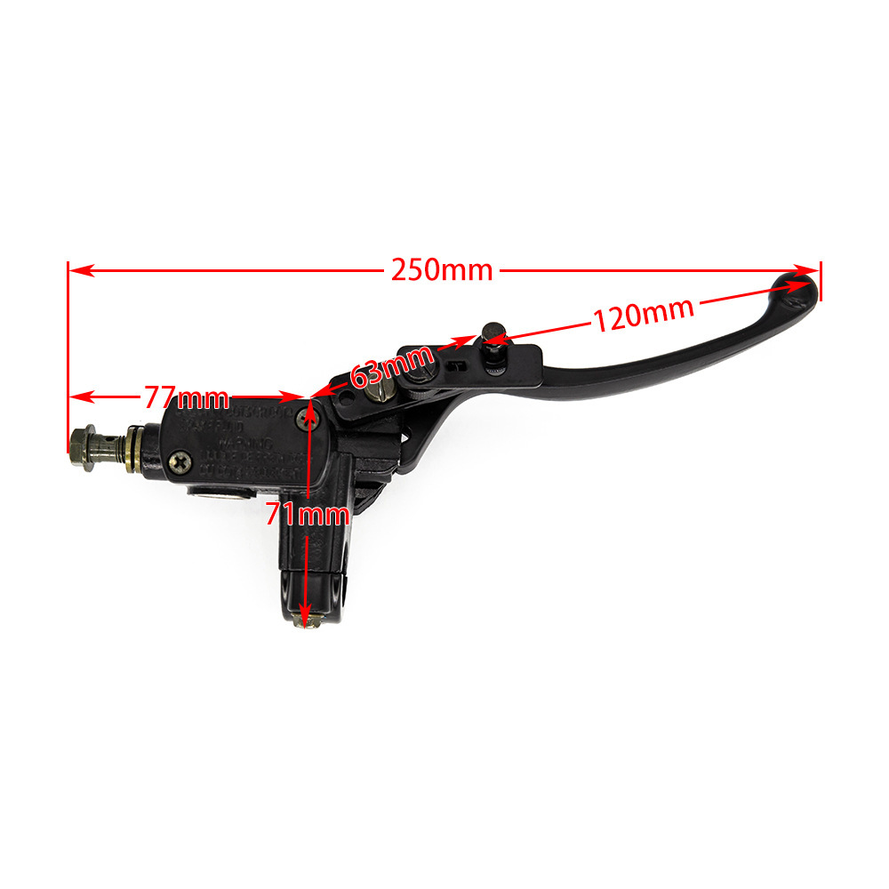 Atv Four-Wheel Beach Bike Accessories Universal Size Bull Brake Master Cylinder Disc Brake Oil Pump Handbrake Left and Right Pumps