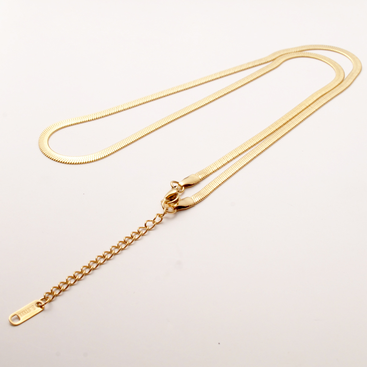 Simple Style Geometric Stainless Steel Plating Necklace 1 Piece display picture 2