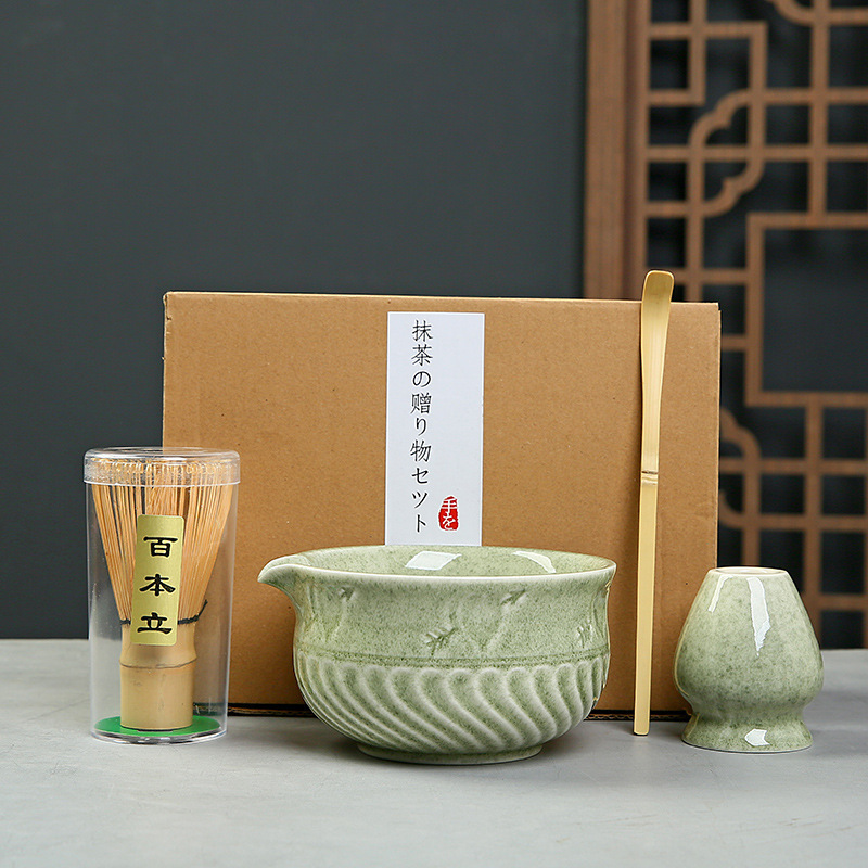 Cepillo de té de matcha de 100 centavos de matcha