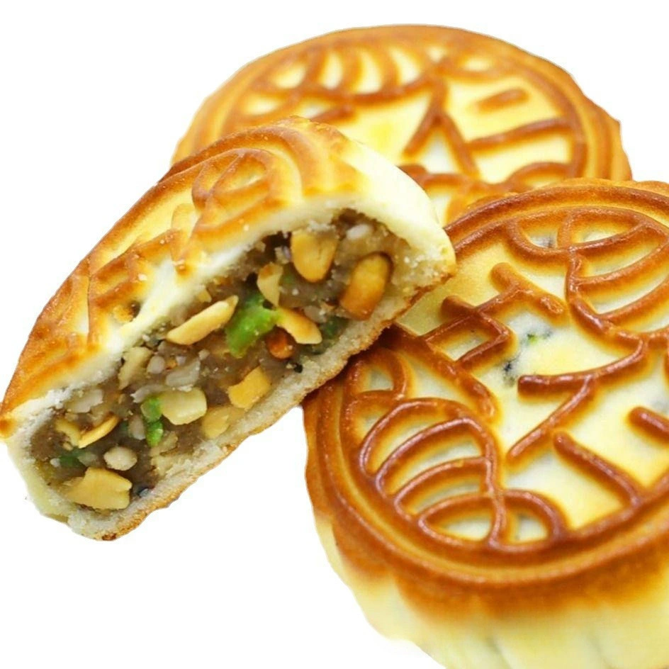 100g Cantonese Moon Cake Old Five Nut Moon Cake Old Mid-Autumn Five Nut Moon Cake Bulk Pure Handmade Multi-flavor