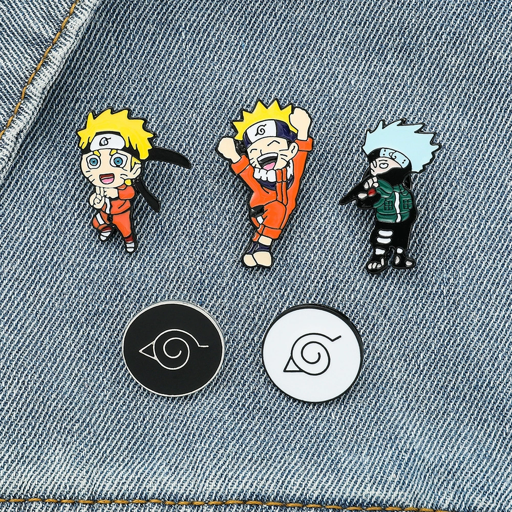 (Cross-border trading), Naruto, cartoon brooch, pin, accessory