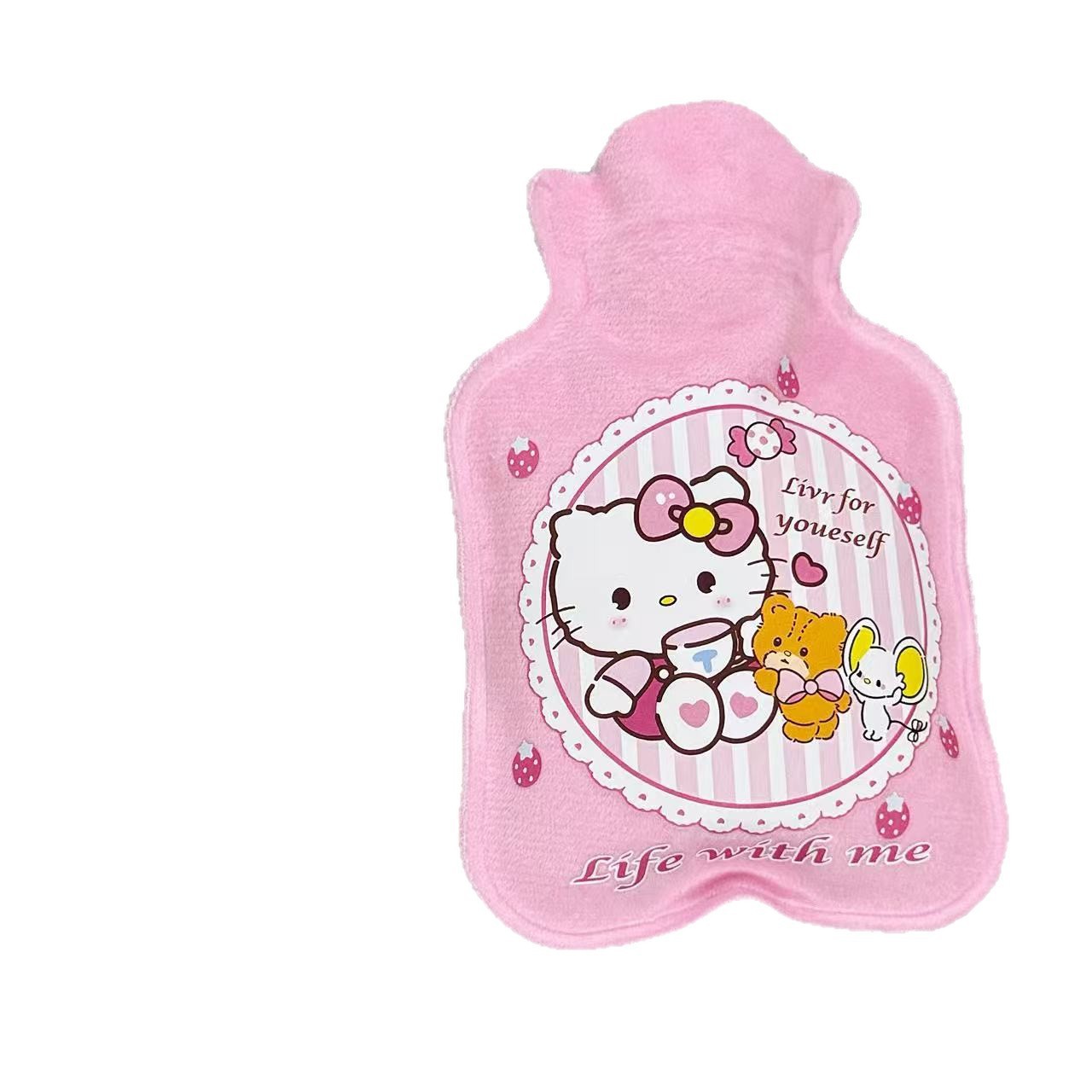 Cartoon water container, handheld hand warmer for elementary school students