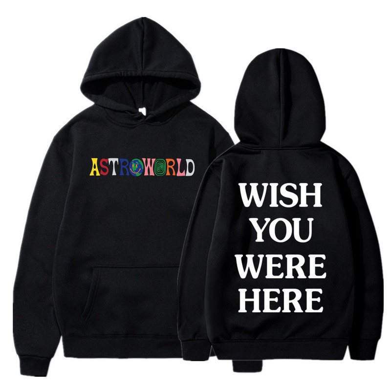 Astroworld Wish You Were Here Hoodies European and American Trendyy Brand Hooded Sweatshirt 01