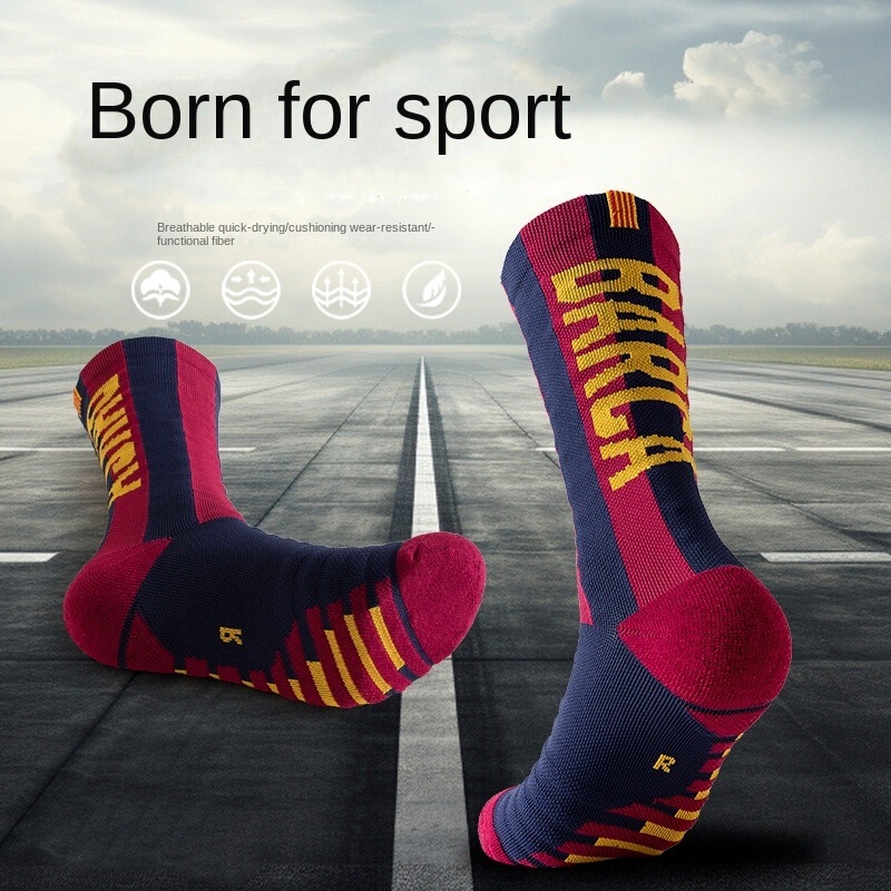 Wholesale High Quality Wholesale Custom Socks Performance Logo Socks Soccer Grip Basketball Sports Socks for Men
