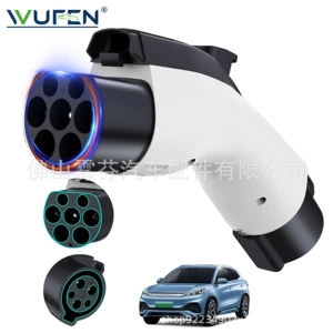 WUFEN Mexico's best-selling US-to-German adapter Type1/J1772 to GBT 32A7KW charging adapter