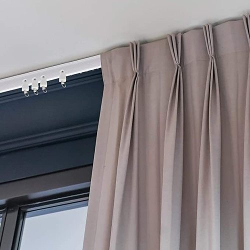 1/2/3/4/5-meter Curtain Bend Rail Kit | PVC Track, Quiet Sliding Rails, Flexible U-shaped Steel-Plastic Arc Guide Rail
