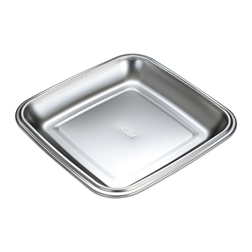 304 Korean square plate snack plate barbecue plate snack rice roll plate dessert plate barbecue plate dinner plate hot pot dish plate