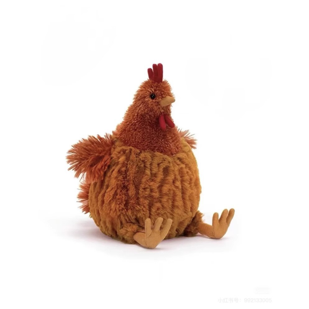 Cecília Hen 21cm / Modelo completo com três padrões (siga a coleção para receber um saco de pó)