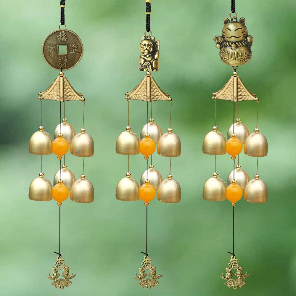 Decorative Garden Wind Chime Hanging Pendant For Wealth And Peace_voghion.com