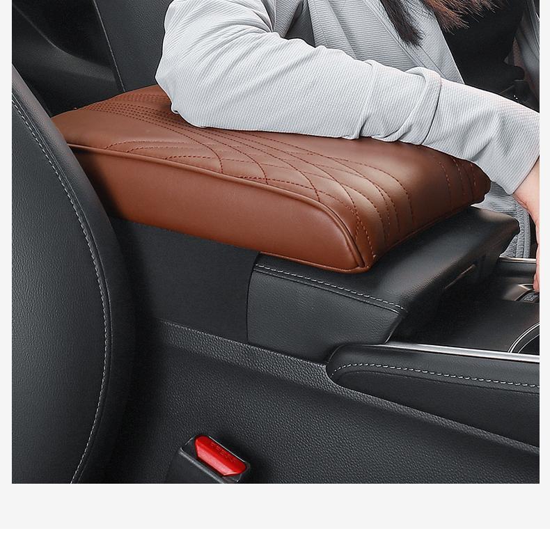 Car armrest box cushion memory foam heightening cushion universal armrest pillow central armrest box sleeve lengthened and widened and thickened