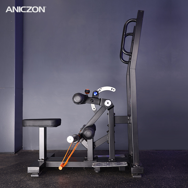 Empujador de cadera comercial entrenador de piernas entrenador de fuerza de extremidades inferiores entrenador de gimnasio de educación privada