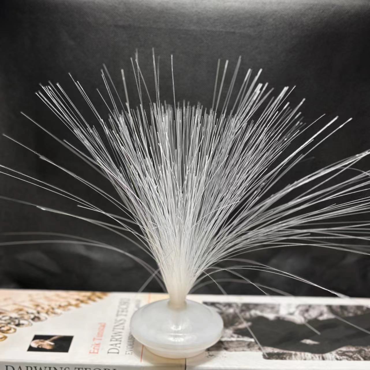 Lámpara de fibra óptica LED estrella de fibra óptica decoración del dormitorio doméstico LED luz nocturna colorida luz de atmósfera de cambio de color automático