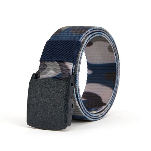 Camouflage canvas belt men's plastic buckle outdoor sports tactical nylon belt thickened military training overalls belt