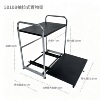 5010b microwave oven storage rack (pull-out plate + shelf, 2 layers in total)