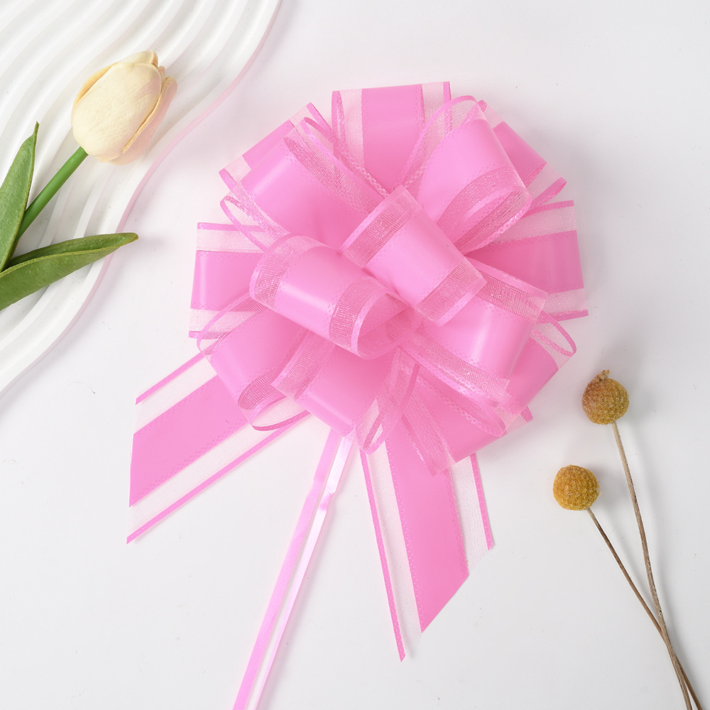 Transfronterizo para 50 hilo de nieve de doble capa simple elegante tridimensional mano esférica tirar flor boda coche Navidad Año Nuevo regalos