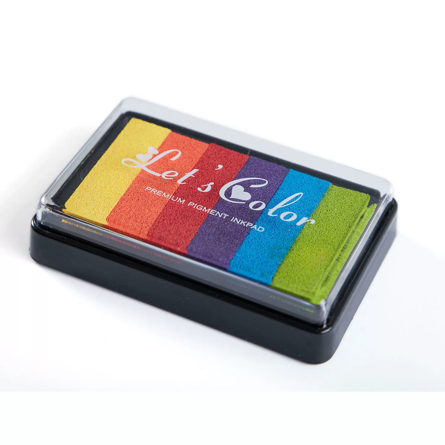 Seal, rainbow eraser, ink pad handmade, gradient, DIY, color