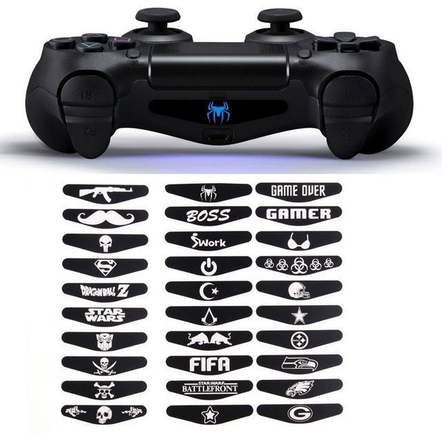 For PS4 handle light sticker for PS4 Light Bar Sticker spotlight 30 sheets