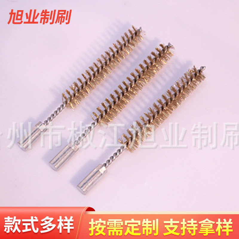 尼龙抛光打磨刷  304不锈钢机用管道刷 磨料管道刷去污电钻