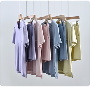 Summer Thin Pajamas for Women, 80-Count Lenzing Modal Sleep Pants, Loungewear, Comfortable and Loose, Can Be Worn Outside, Cool-Feeling Autumn Long Pants