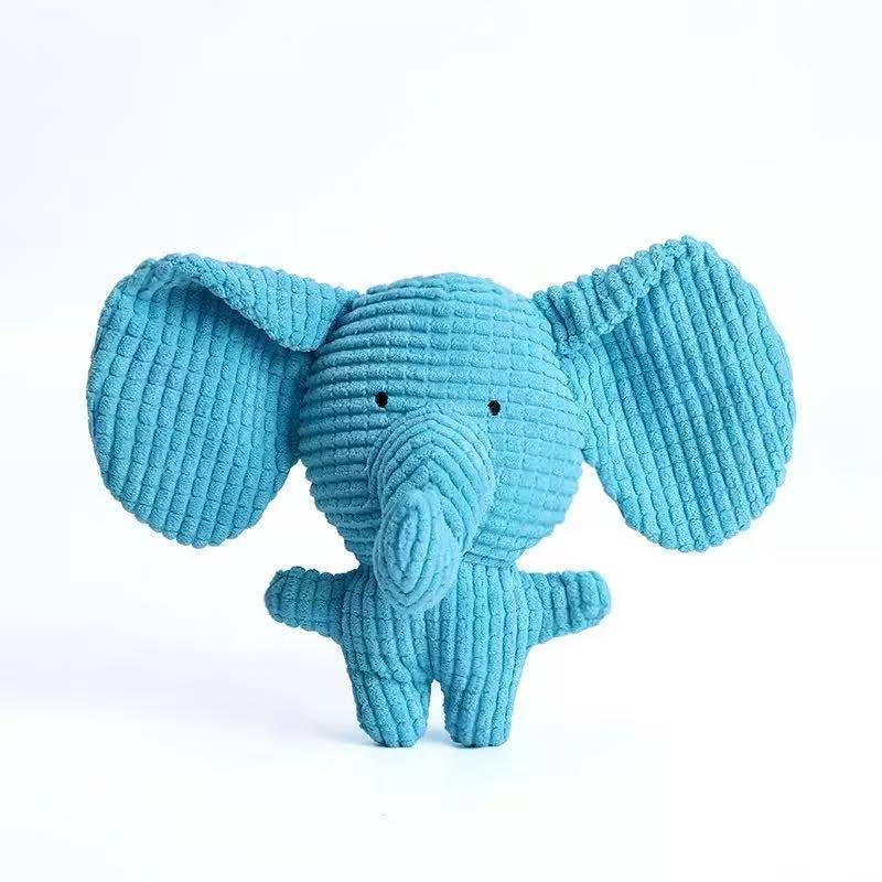 Nuevo juguete para perros sonido muñeca de peluche resistente a la mordida juguete elefante auto-hi alivio de aburrimiento incluido papel sonor para artículos de mascotas image 6