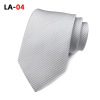 Powerful merchant supplies satin solid color 8cm fashion business professional men's tie