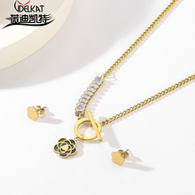 ŷ��ʱ�и���18K����Ƕ�������ʯ�Ѹ���������INS�羫����Ʒ��װ