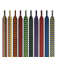 宽1.5黑白彩色浪凡鞋带男面包男款彩色粗高端马丁靴大女鞋绳