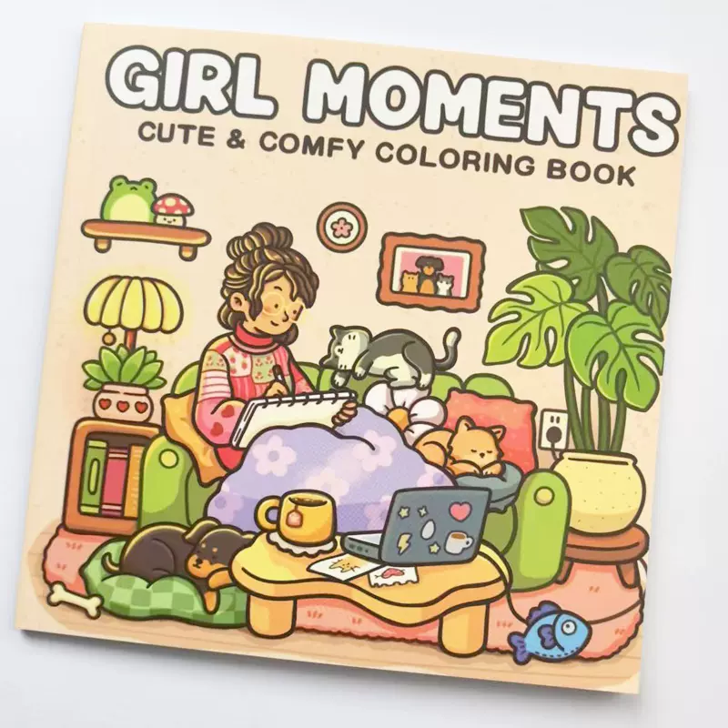 跨境 热销Comdy  Days儿童涂色书可爱鳄鱼系列儿童绘画涂鸦填色本