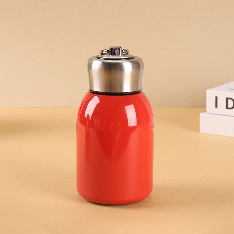 304 acero inoxidable gorda pequeña taza de aislamiento térmico logotipo personalizado taza de bolsillo de estómago para hombres y mujeres portátiles al aire libre taza de agua