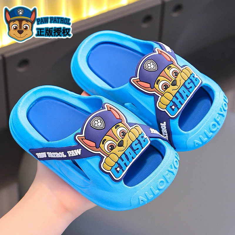 Paw Patrol вносит значительный вклад в производство летних детских сандалий, нескользящих домашних сандалий для купания для мальчиков и девочек, малышей и младенцев.