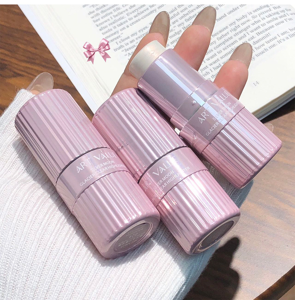 New Art Value products: Silver Moon Glacier Highlighter Stick, Contouring Stick, Cross-border Contour Shadow Pen, Three-dimensional Sleeping Silkworm Face undefined