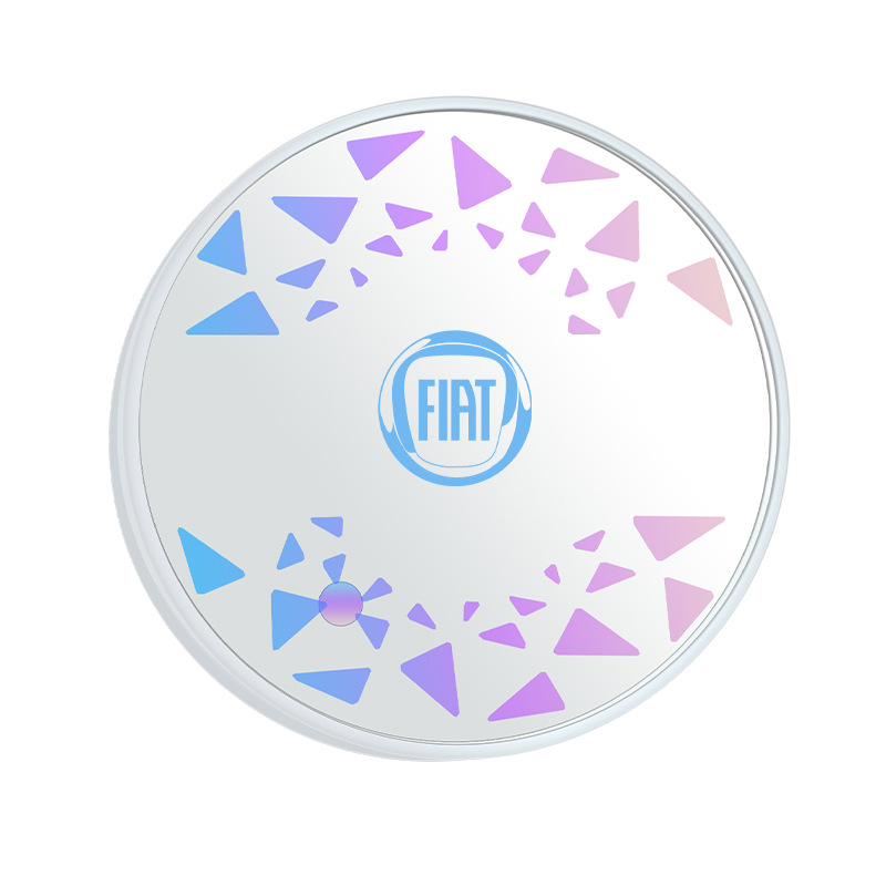 Automóvil Fiat ventana triangular luz de atmósfera inducción inteligente de automóvil iluminación de color decoración led luz de atmósfera modificada image 11