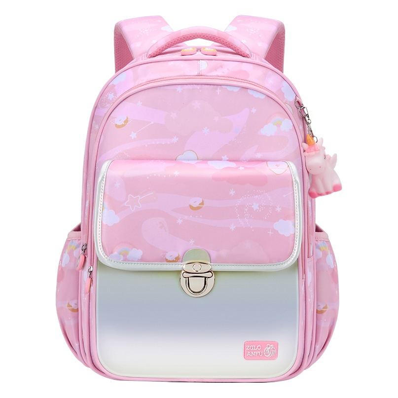 Pinduoduo fábrica popular Escuela Primaria mochila niñas dulce lindo ligero Junior High School niños de la escuela primaria al por mayor